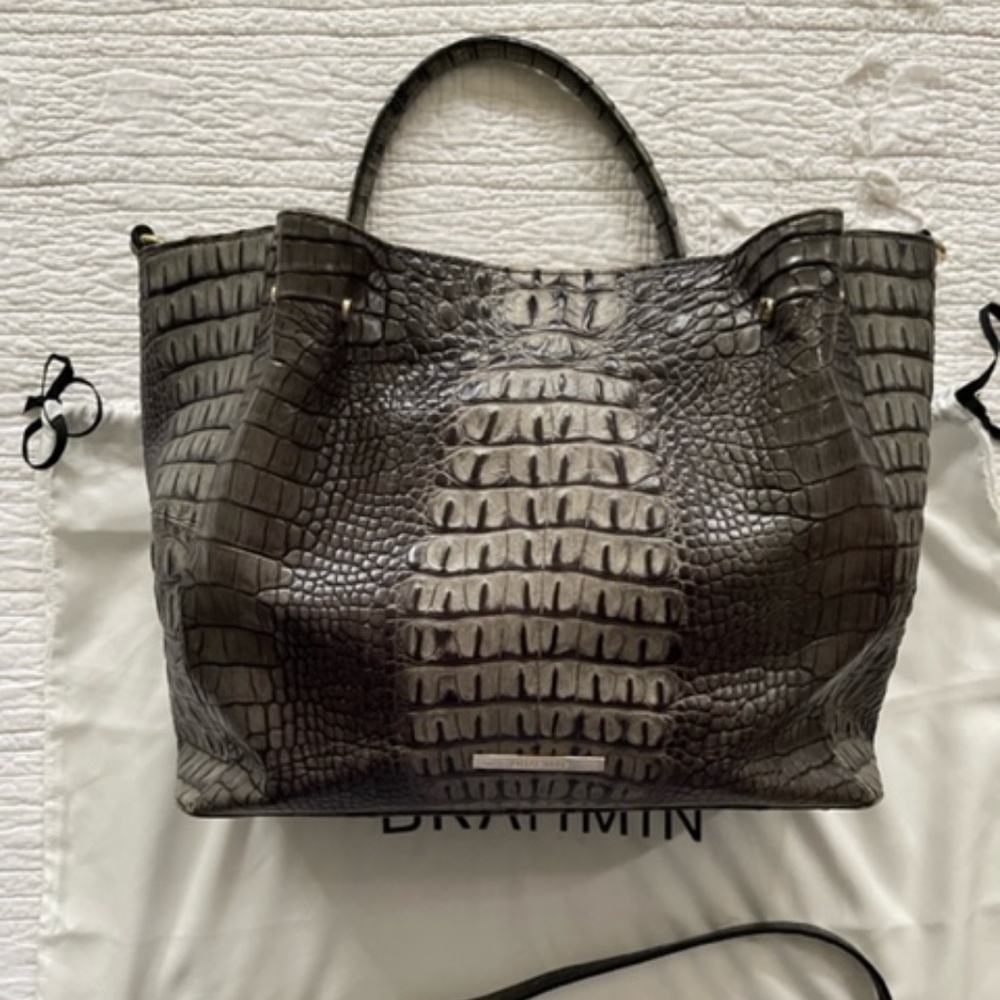 Brahmin Bag, Steel Small Mallory